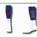 Cushioned Tube Football Socks w/ Colored Top & Custom Logo (13-15 X-Large)